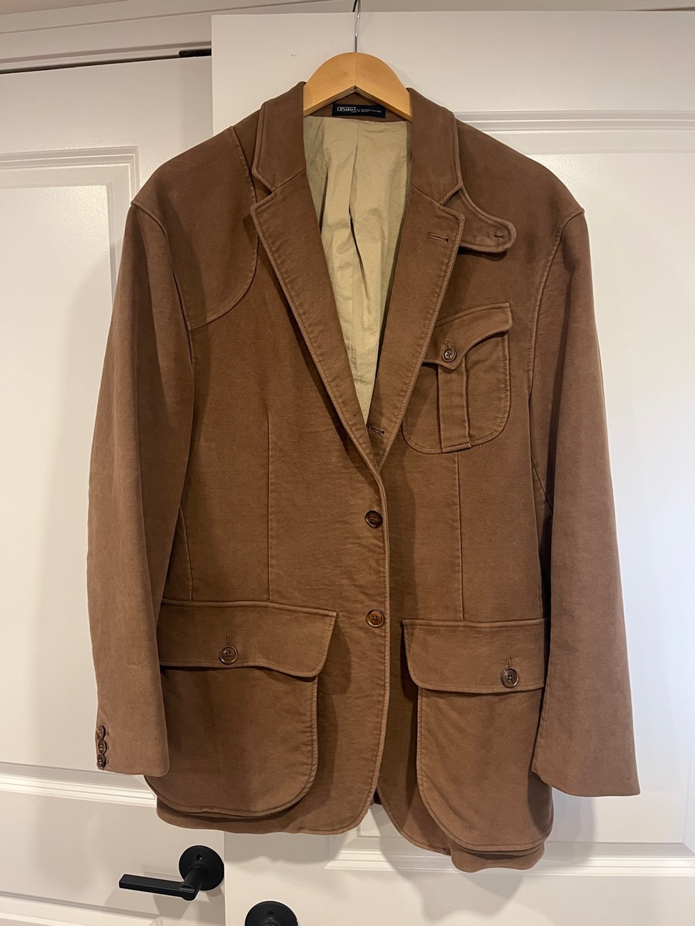 Ralph Lauren Polo Norfolk Moleskin Hunting Jacket / Sport Coat - Large